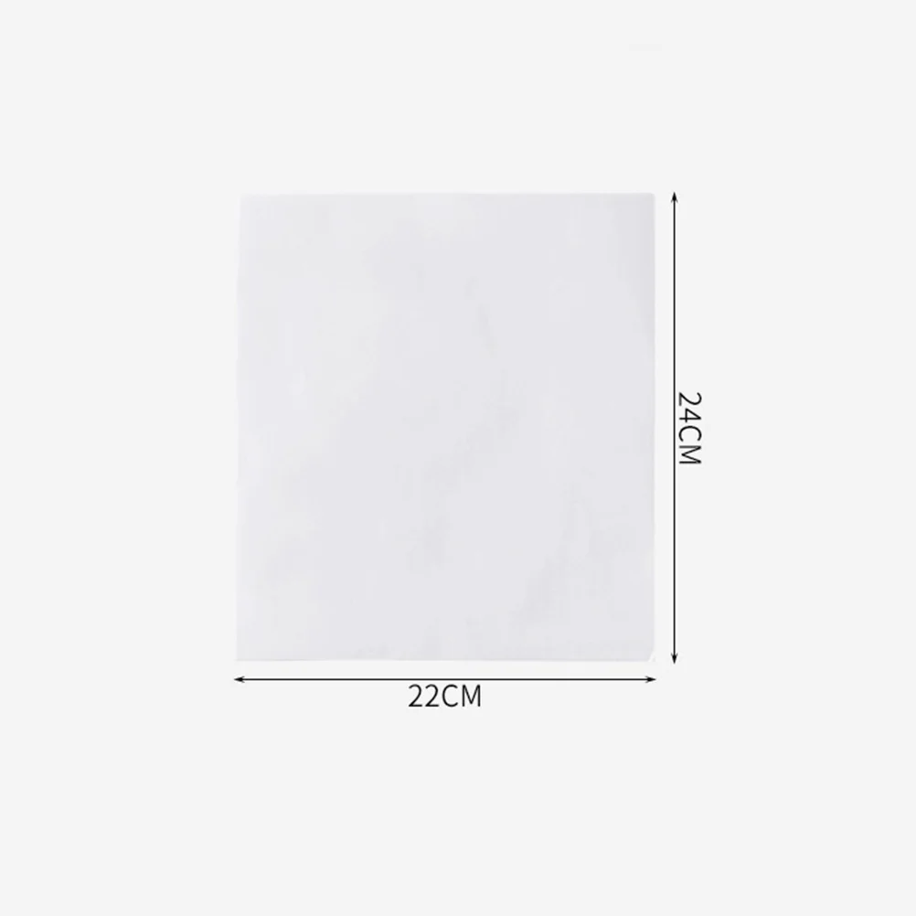

100 Sheets Fried Food Oil-Proof Paper Thickened Absorbent Paper Non-Stick Kitchen Food Wrap for Hot Dogs Pastries Baking