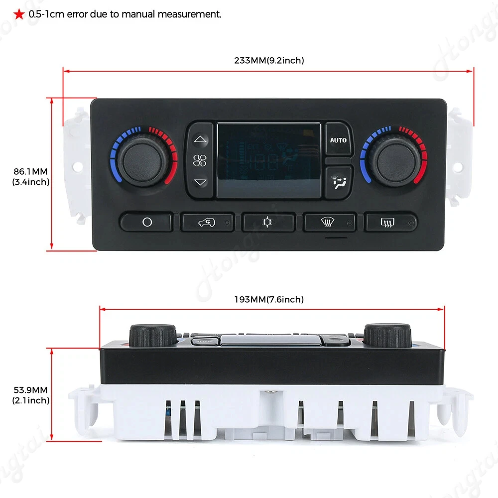 

15832311 10367041 10399657 Car A/C Heater Climate Control Module For GMC Chevrolet Cadillac Oldsmobile Hummer