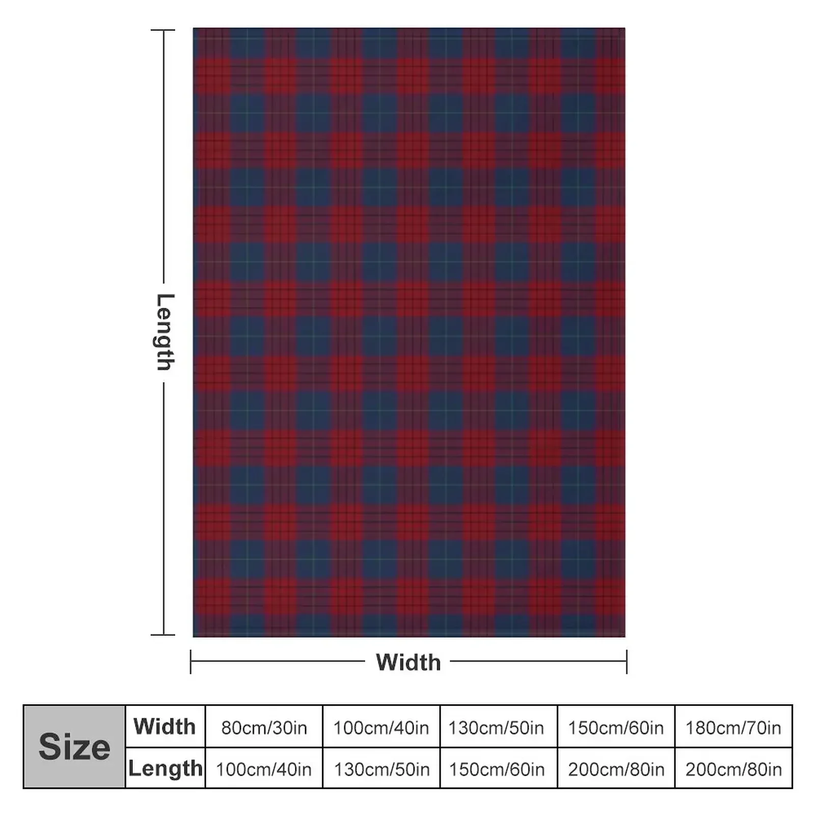 Clan Robinson Tartan Throw Blanket Sofa Quilt Bed linens Decorative Beds Heavy Blankets