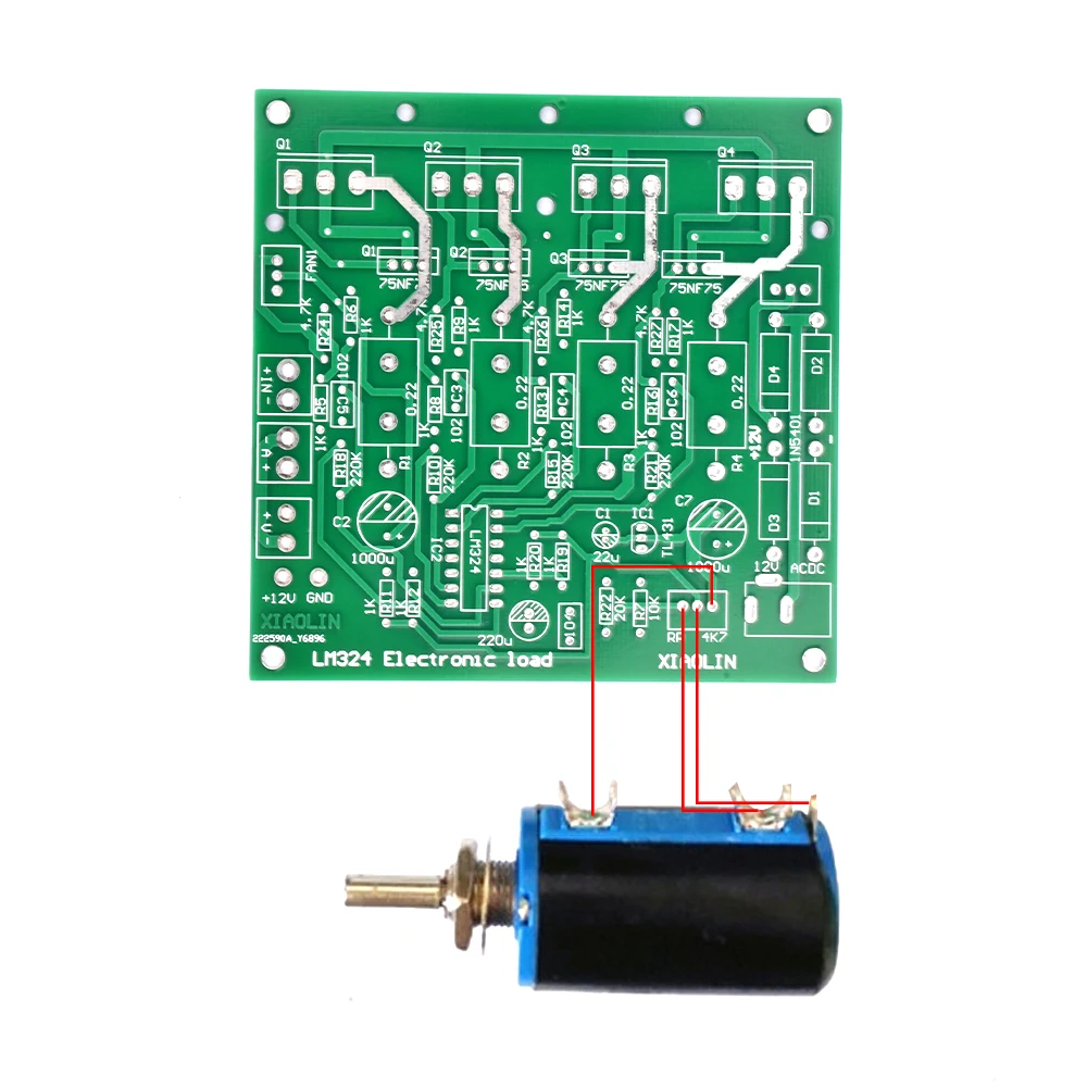 DIY elektroniczny tester obciążenia moc stały prąd rozładowania moc starzenia 150W 0-15V 0-10A prosty elektroniczny zestaw obciążenia