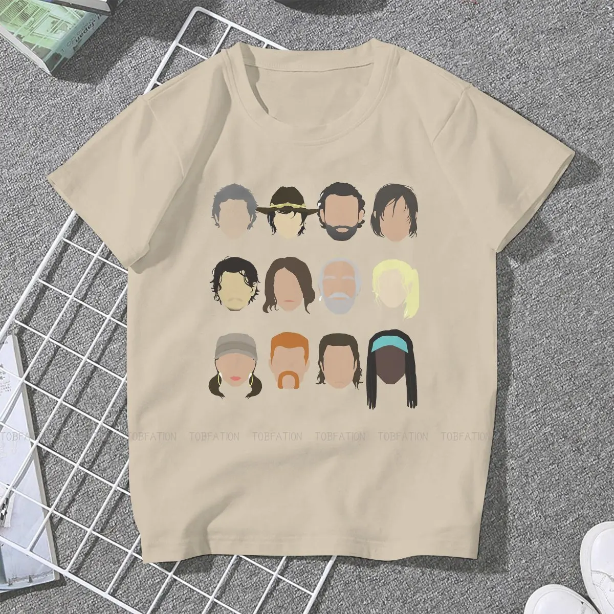 Characters 4XL TShirt The Walking Dead Rick Glenn Daryl Horror Style Streetwear Comfortable T Shirt Women Tee Unique