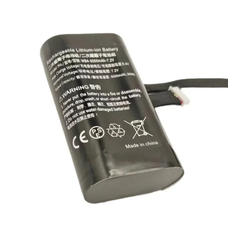 WB4 7.2V 5000mAh Remote Controller Replacement Battery for DJI Smart Controller RM500 Mavic 2 T20 T10 T16 Rechargeable Battery