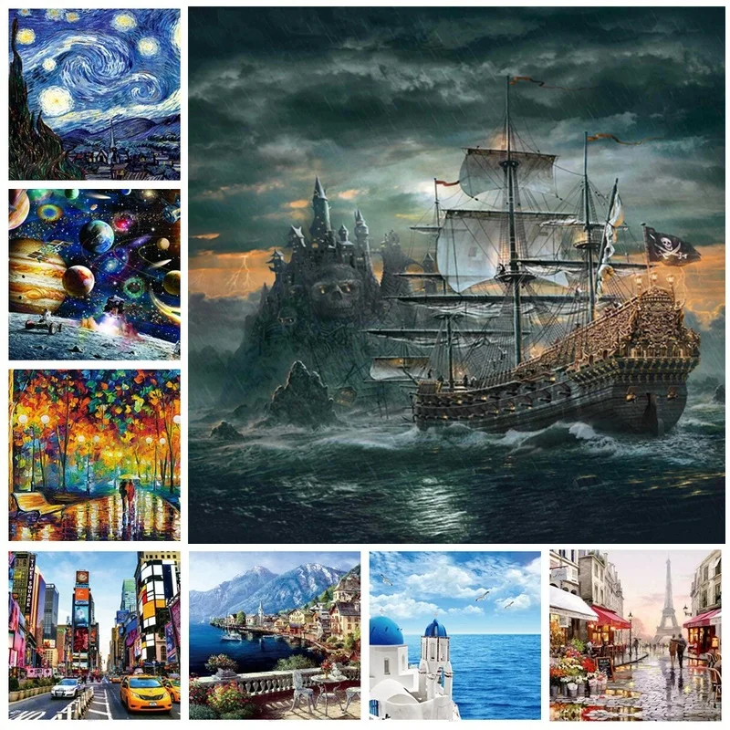 Adults Children 1000 Pieces Paper Intellectual Jigsaw Puzzles Cartoon Landscape Animal Kids Educational DIY Puzzle Game Toy Gift