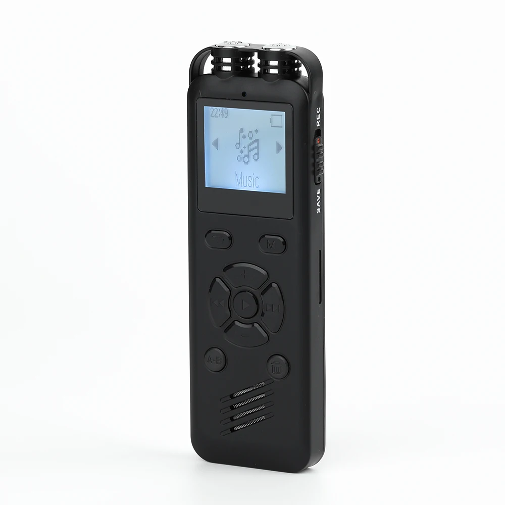 8GB Memory Digital Voice Recorder for Lectures Meetings Portable Recording Devices Playback, Line-in, Password, USB PQ135