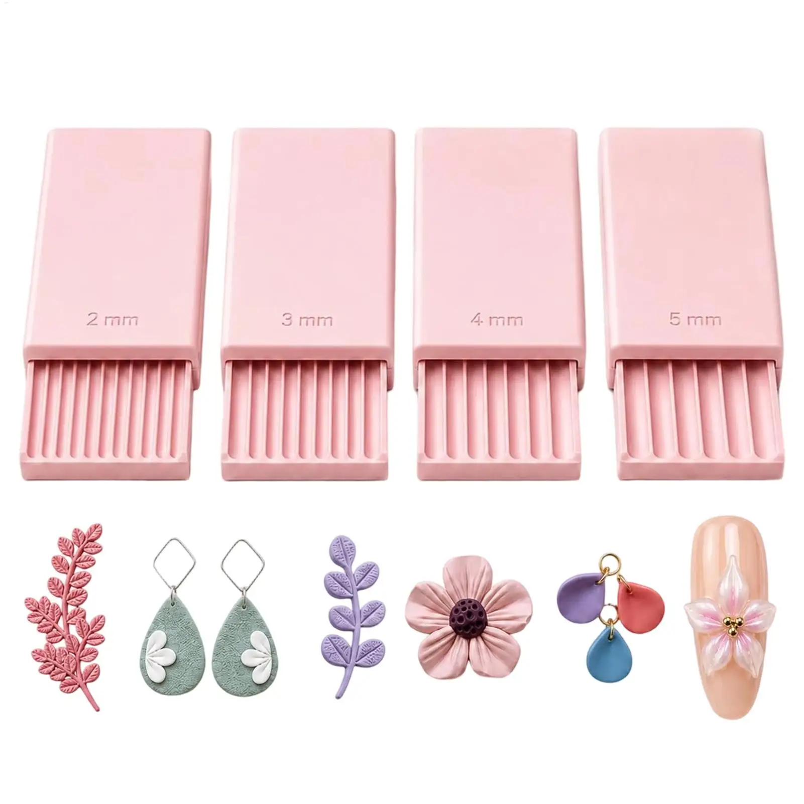 Clay Ball Maker 2mm 3mm 4mm 5mm Reusable DIY Jewelry Making Clay Roller Bead Shaping Tool for Home Workshop Artists DIY Lovers