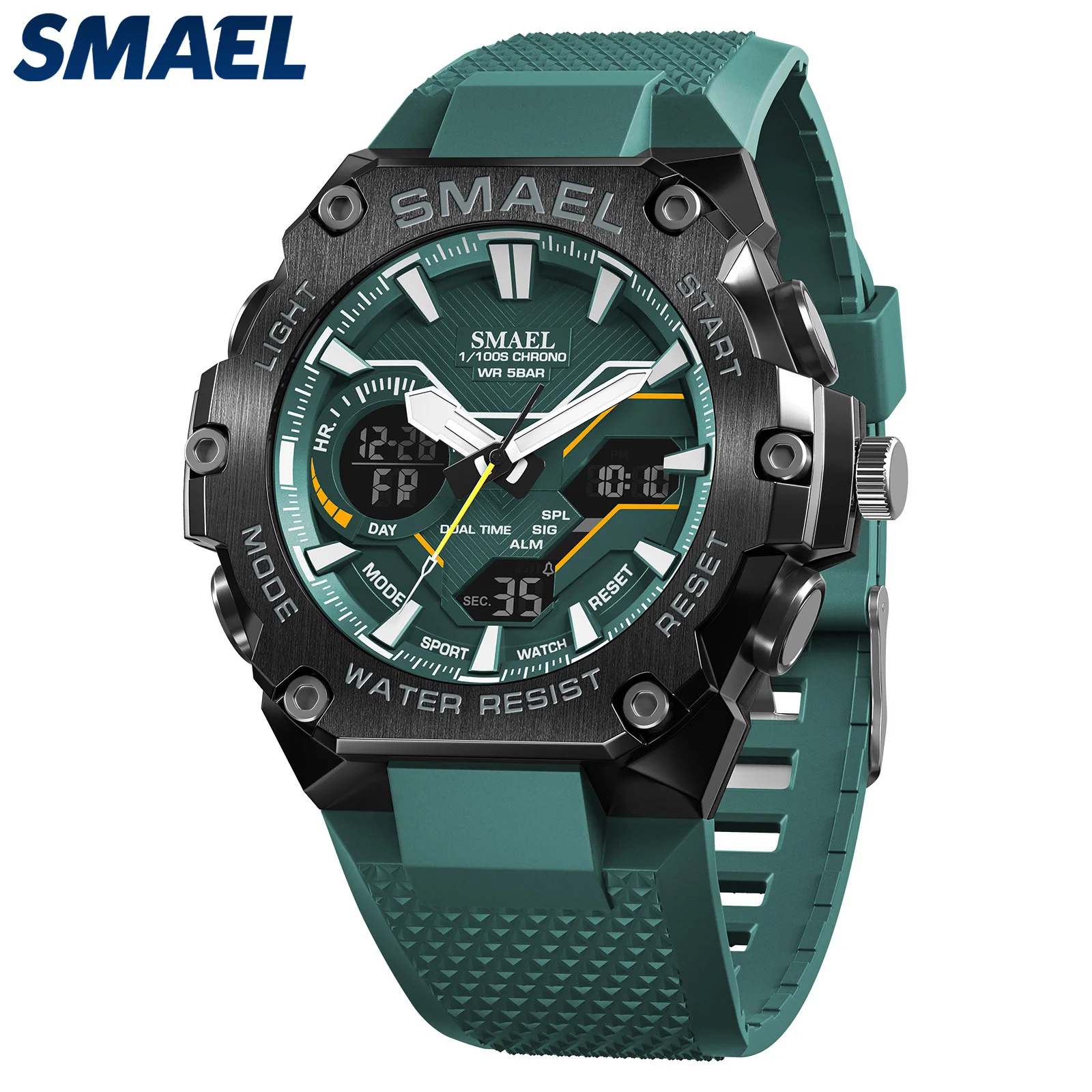 SMAEL 8101 Alarm Clock Young Fashion Quartz Wristwatches Brand Sport Watches Waterproof Dropshipping Watch
