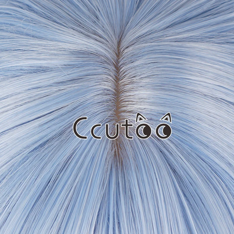 Snow Miku Cosplay Wigs Synthetic Wig With Long Wavy 120cm Ponytails Anime Heat Resistant Synthetic Hair Wigs view 5