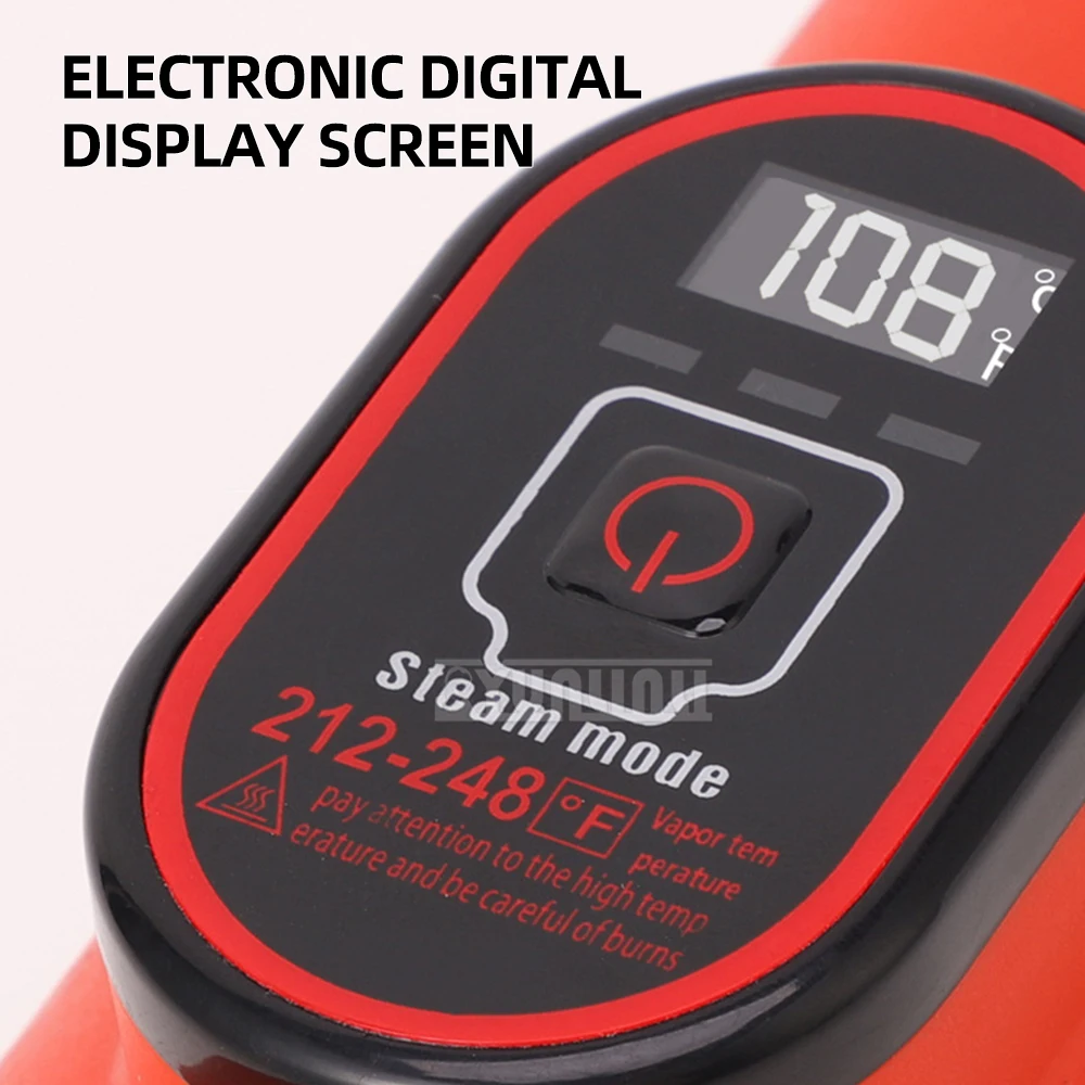 AH-SL-008 آلة التنظيف بالبخار الرقمية المحمولة بالضغط العالي آلة التنظيف الصغيرة المحمولة متعددة الوظائف