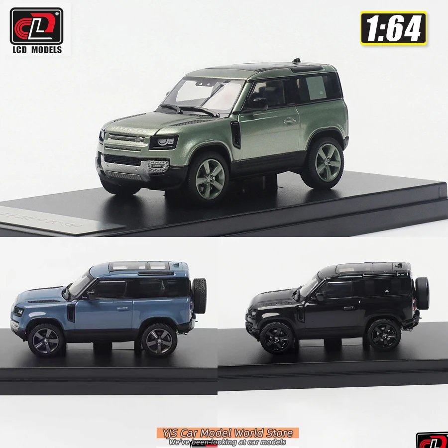 

LCD 1:64 scale new Land Rover Defender 90 car model static display piece holiday gift collection