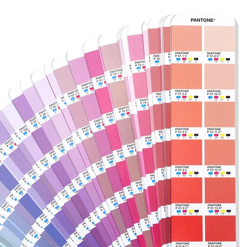 2023 New Edition International PANTONE 2868 Colors Card CMYK Four-color Process Printing Overlay GP5101C