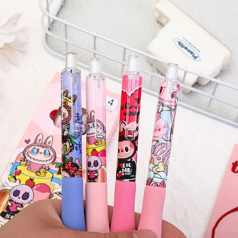 Summer Series Pull Cloth Sponge Press Neutral Pen ST Quick-drying High Value Brush Pen Cute Cloud Grip Soft Pen