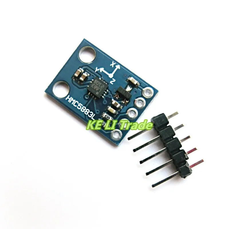 5 قطعة/الوحدة GY-273 GY273 HMC5883L وحدة الثلاثي محور البوصلة المغناطيسية الاستشعار 3 فولت-5 فولت جديد جديد