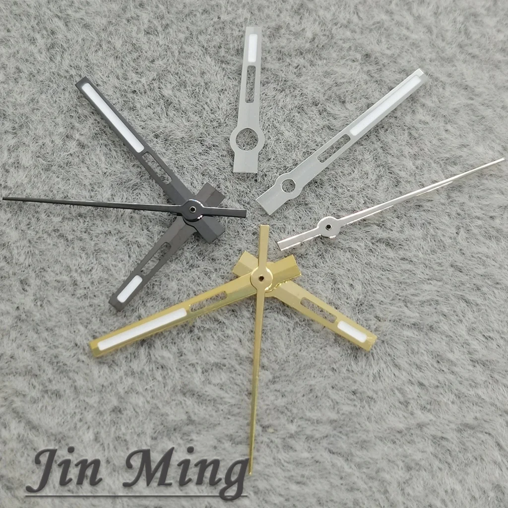 ساعة يد عالية الجودة 12.5*12*8 الأخضر مضيئة الفضة الذهب بندقية ل NH35 NH36A 7S26 7S36 4R35 4R3 حركة الساعات اكسسوارات