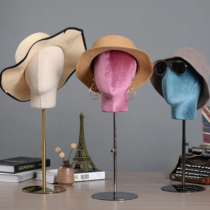 

Guyite hat flannel personalized model rack clothing store colored head mold scarf window display prop display rack