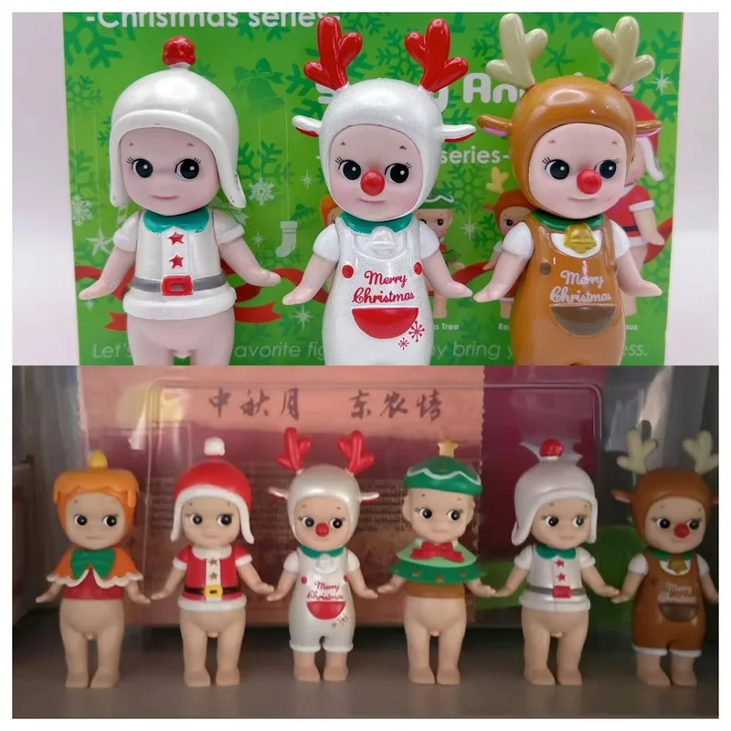 

Sonny Angel Mini Figure Christmas Series Happy Christmas Limited Editions 6pcs Blind Box Mysteries Surprise Cute Fans Toy Gifts