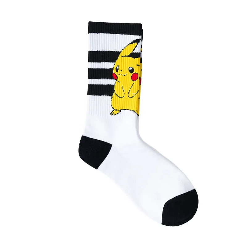 Pokemon Anime Figure Pikachu Cosplay Socks Men Women Winter Socks Action Figure Cartoon Kids Baby Christmas Birthday Gifts