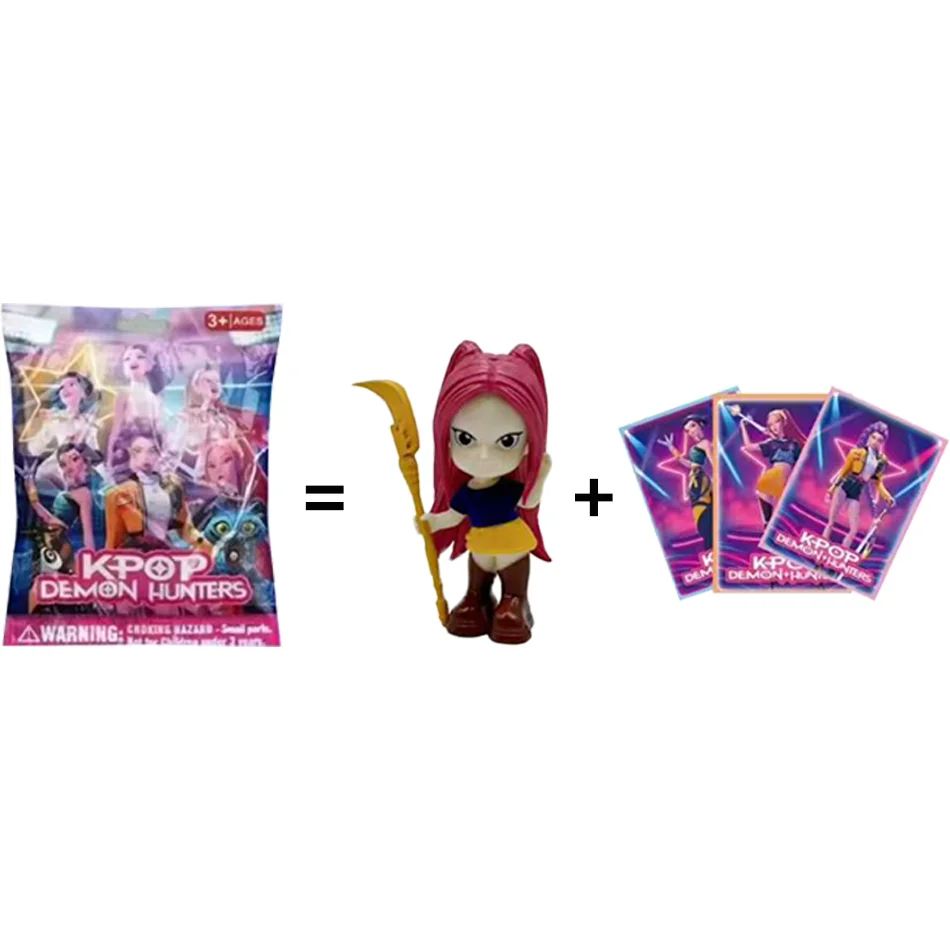 NIEUWE 2025 Anime Kpop Devil Hunter Blind Box-Leuke demontage Klein standbeeld Desktop Model Blind Bag Collectible Gift