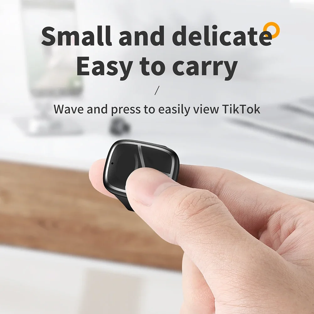 Lazy Remote Control Mouse Wireless Air Bluetooth Finger Ring Ergonomics Smart Mouse Video Recording Page Flipping for TikTok