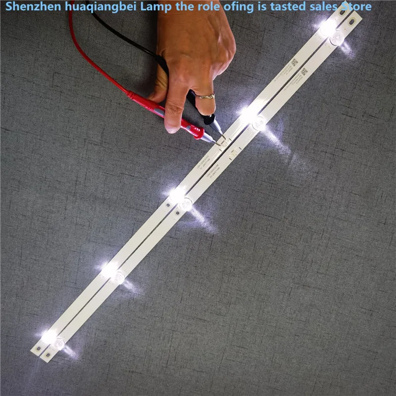 

FOR FOR LED strip 5 lamp AW-LED32X6FL MS-L2487 V2 LB-0320X18-E50-H-G01-X1 5LED 3V 597MM