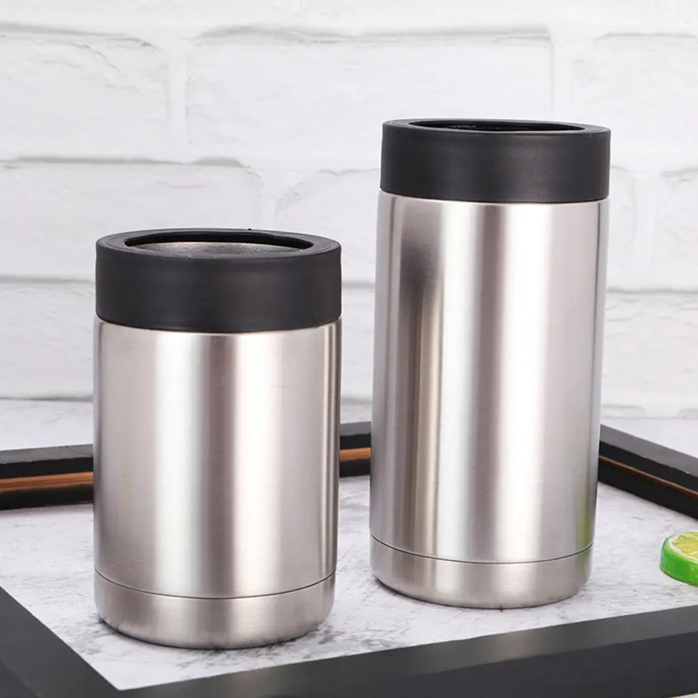 Large Capacity Stainless Steel Cup Cover 12 Oz Vacuum Insulated Mug Double Walled Cold Drink Insulator for Home Office Travel
