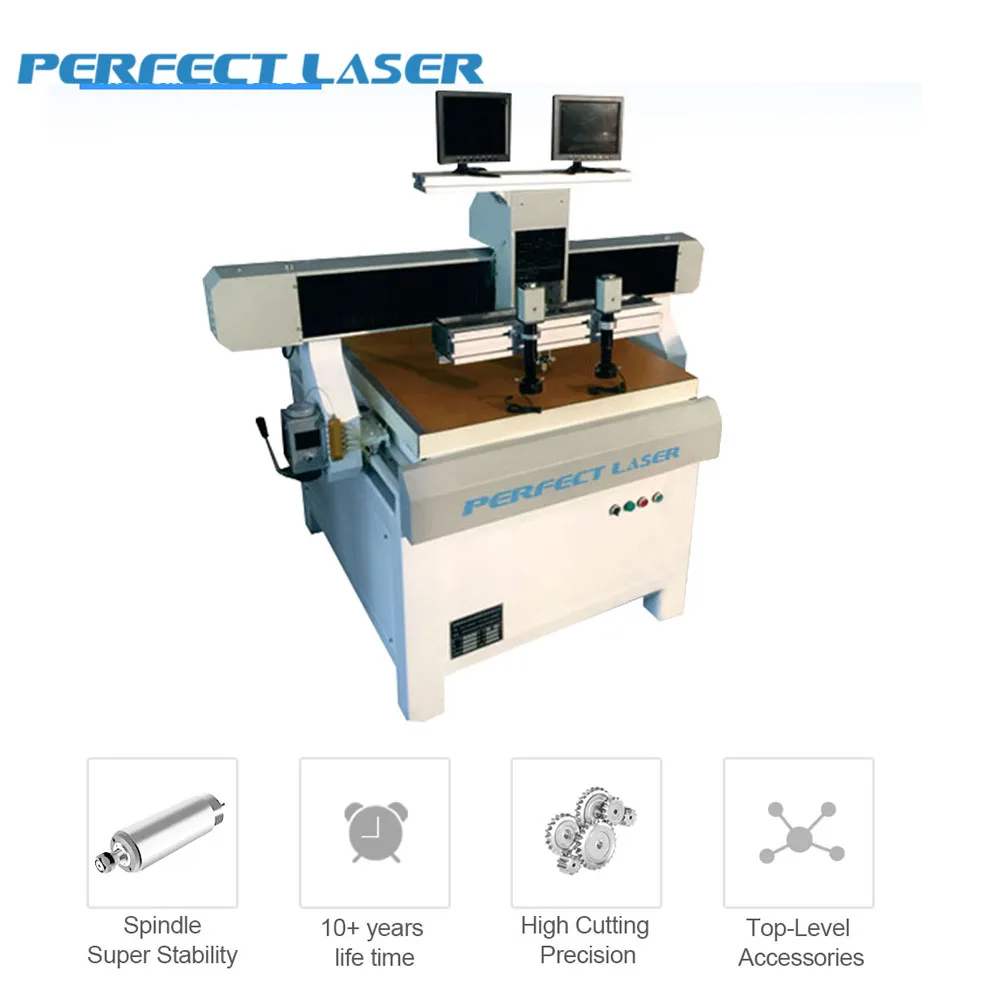 Perfect Laser Car Rear view Glass Mirror 1-8mm Thickness 800x800mm Automatic Cutting System CNC Glass Cutter Machine
