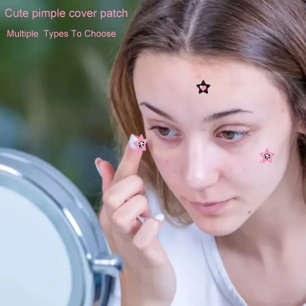 80/160pcs Star Acne Patch Set – Various Sizes, Alcohol-Free, Gentle Deep-Cleansing, Invisible & Safe for Sensitive Skin