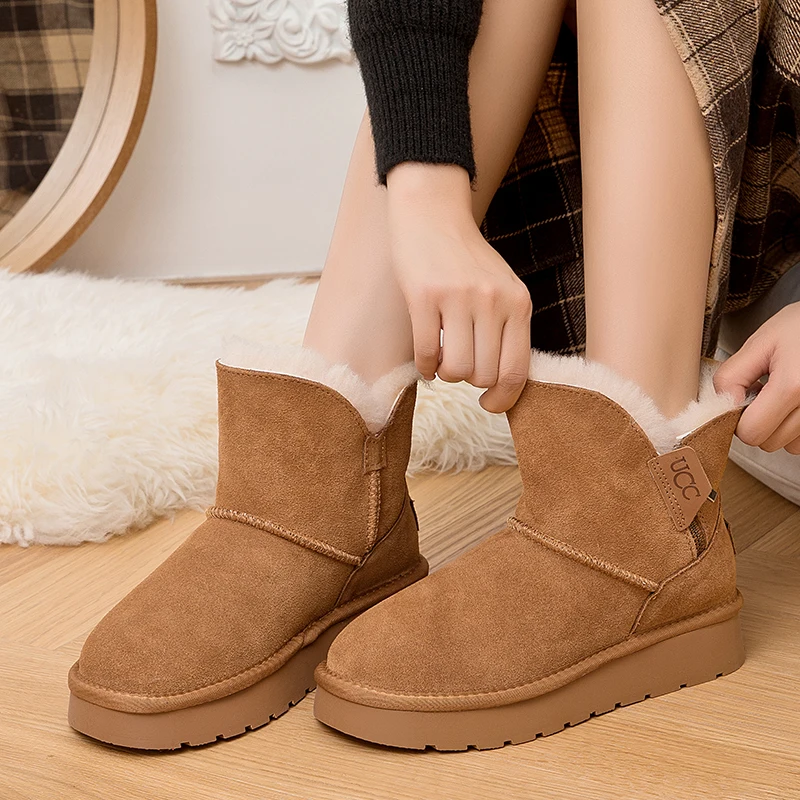 

Winter Comfort Cotton Shoes Increased Thickness Men's Snow Boots Lightweight Warm Cotton Shoes Men's Platform Flats
