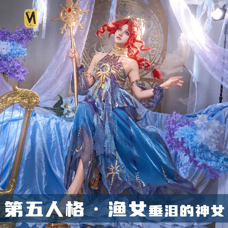 

HCos Identity Ⅴ Grace Weeping Goddess Cosplay Costume Lolita Dress Princess Dress For Hallowmas Christmas Role Play Women