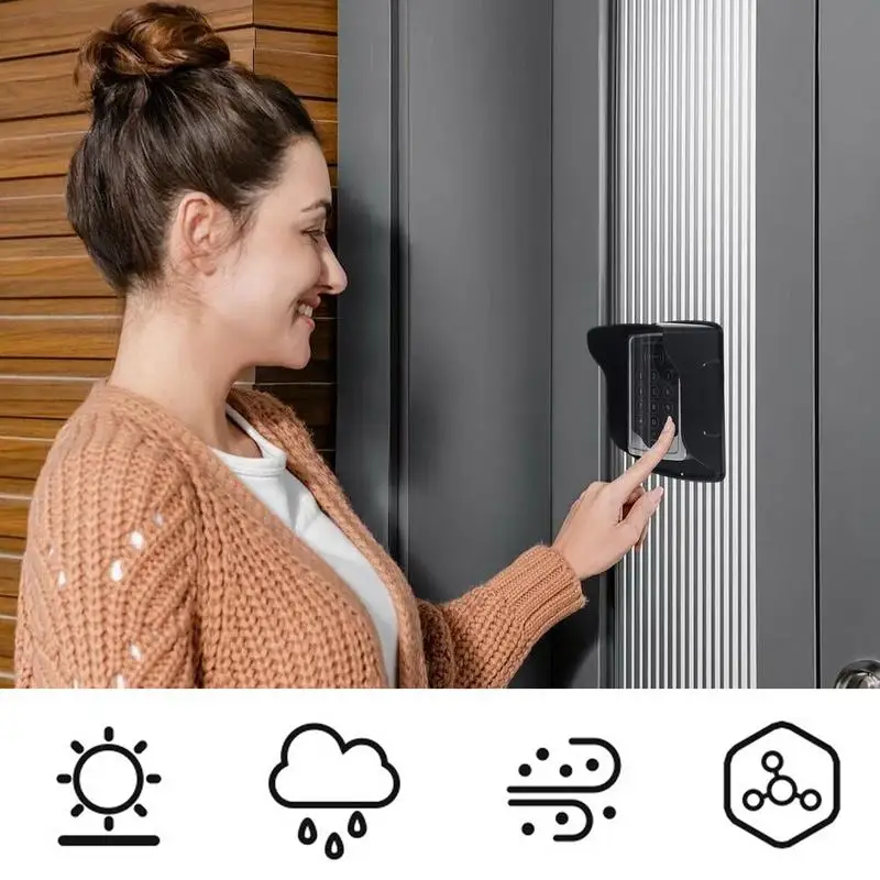 Doorbell Rain Cover Doorbell Covers For Outside Waterproof Weatherproof Wireless Rainproof Cover Any Push Button Doorbells