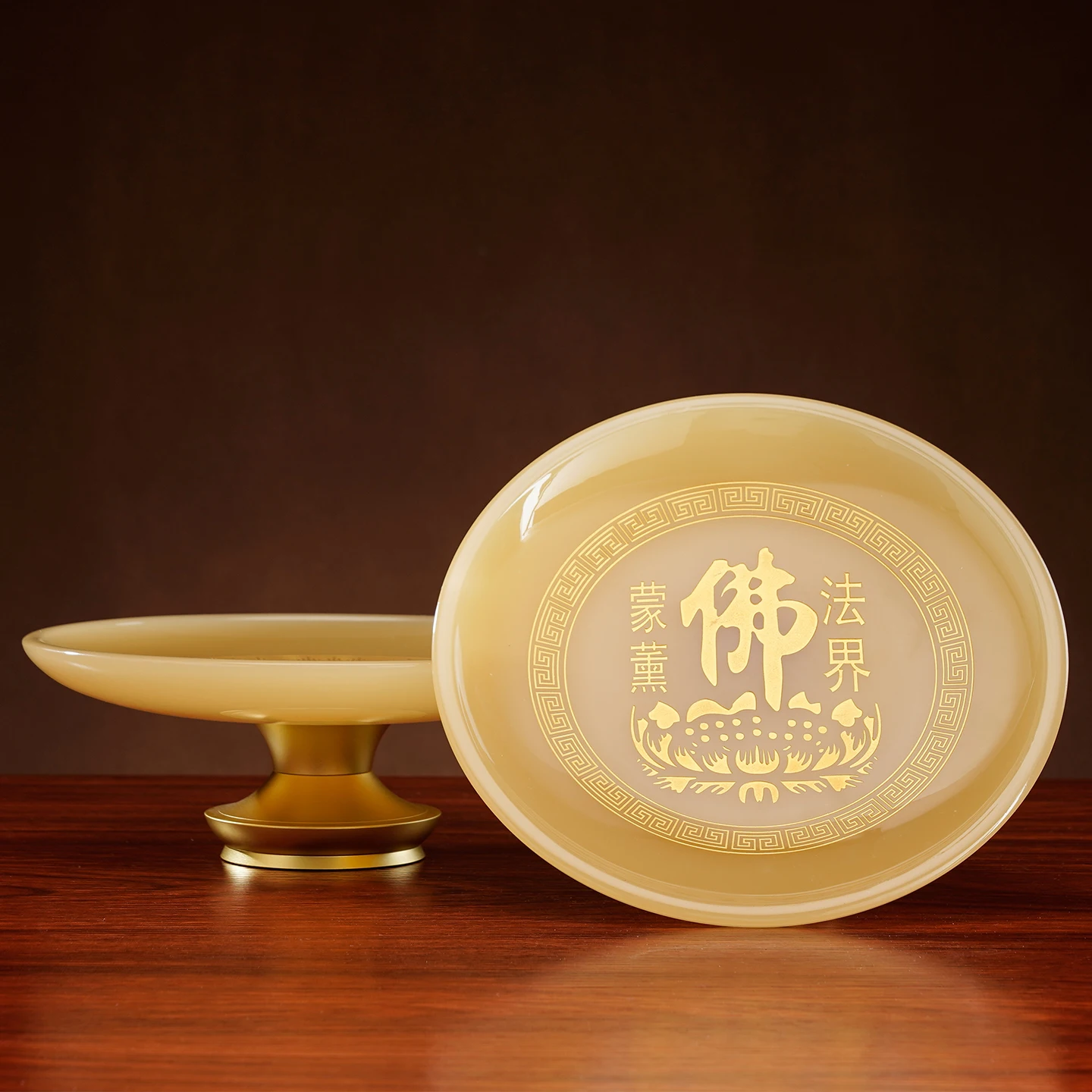 Topaz Buddha character heart sutra supply set household ornament