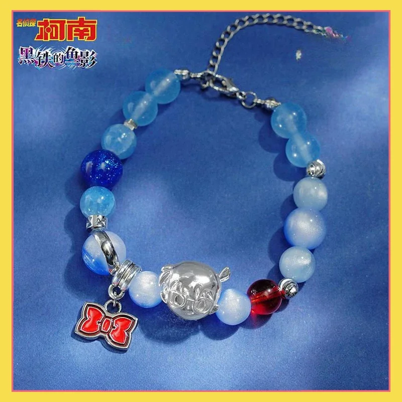 

Anime Detective Conan Black Iron Fish Shadow Bracelet Adjustable Student Version Non Fading Dopamine Haibara Ai Bracelet