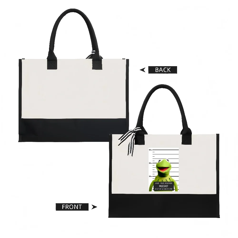 كومي 2026 وصول جديد موضة عملية واسعة قابلة لإعادة الاستخدام حمل حقيبة نمط طباعة 2 لهجة الثقيلة حقيبة كتف كبيرة ل أ