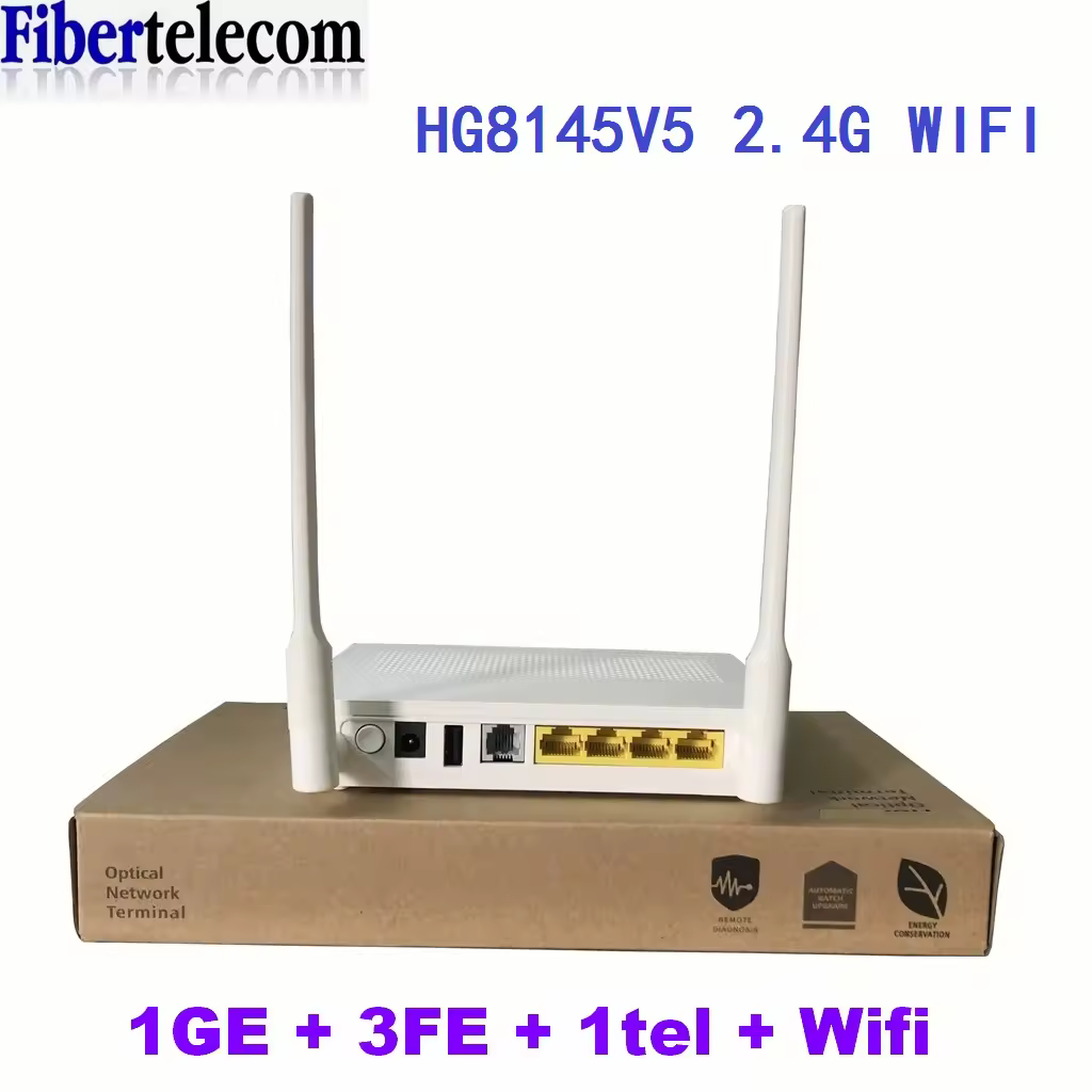 מותג חדש hg8145v5 epon onu gpon onu xpon 5v5 אדום נתב מודם נתב יציאת כחול קושחה עם wifi