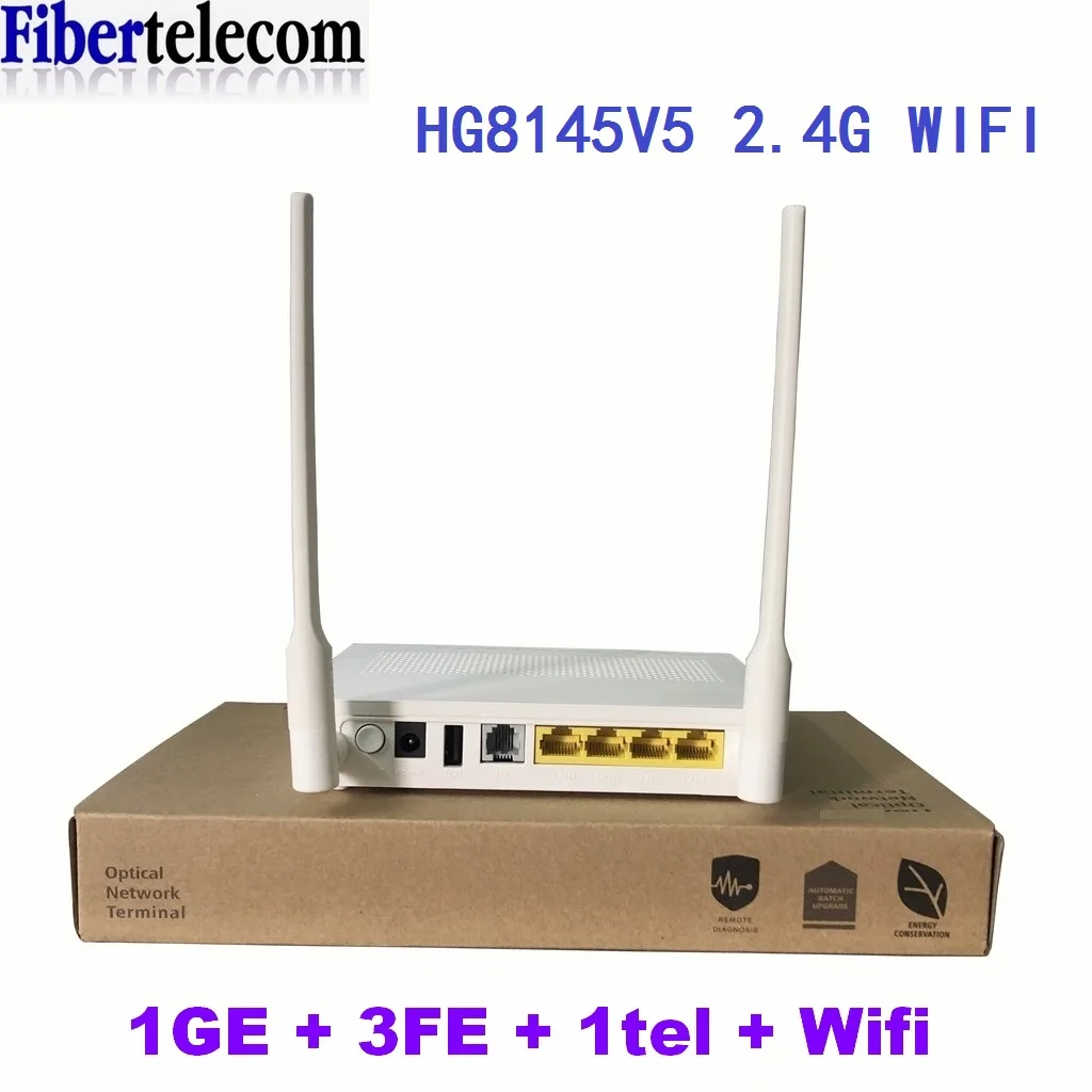 에폰 ONU GPON ONU XPON 5V5 모뎀 라우터, 블루 포트 영어 펌웨어, 와이파이 포함, HG8145V5, 신제품 