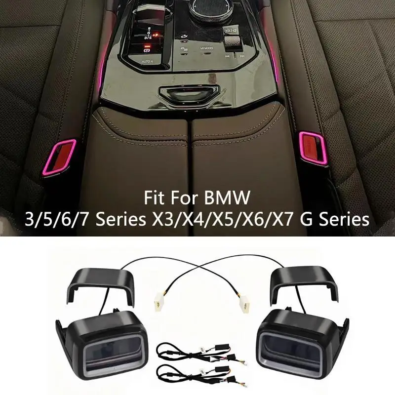 

For BMW 2 3 5 6 7 Series X3 X4 X5 X6 X7 i3 i4 ix3 LED Seat Belt Buckle Sync Ambient Light Safety Buckle Decoration