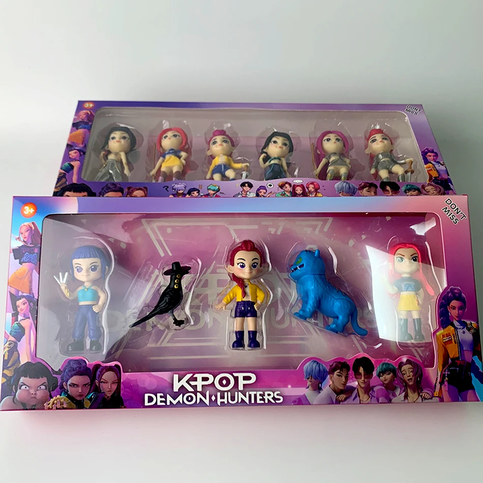 2026NEW Kpop الشيطان هنتر رومي زوي ميرا أنيمي جمع دي شخصية دي كلورورو دي بولي فينيليكو بارتيجاس دي إسكريتوريو ريجالو