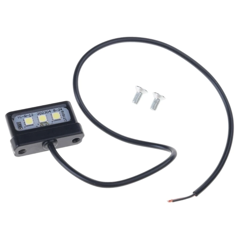All Terrain License Light Water Resistant Metal Frame for Scooters Motorcycles