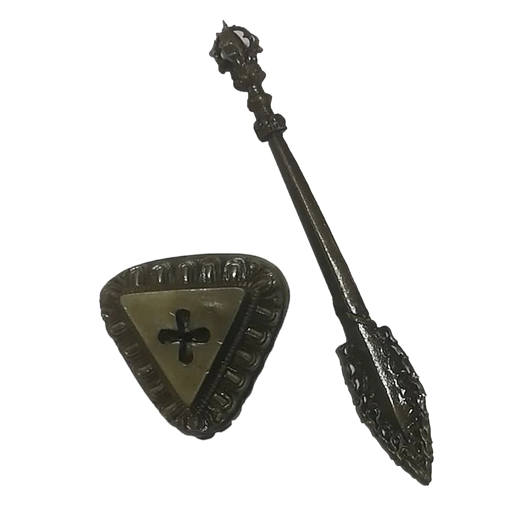 

Golden Tibetan Buddhist Dorje Vajra Pestle Handmade Ornaments