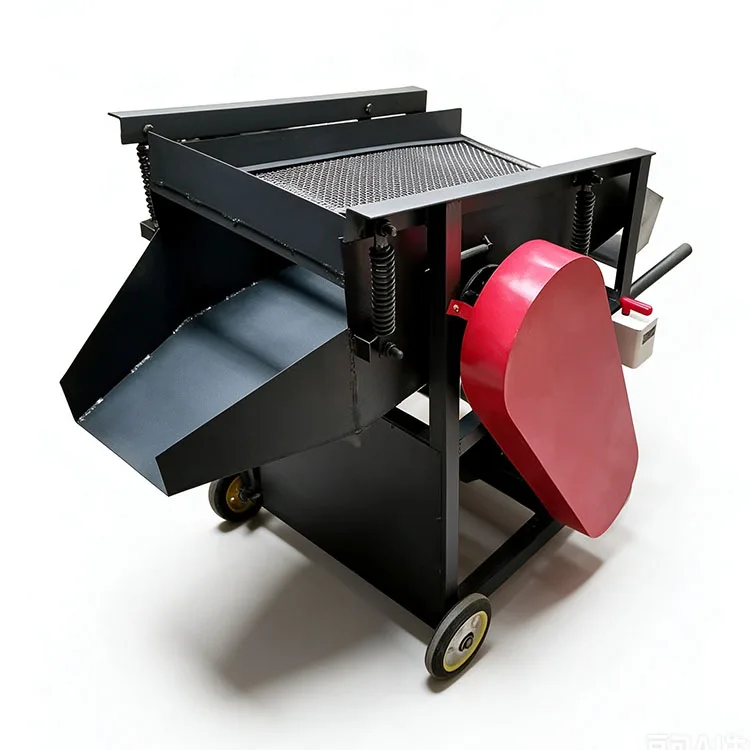 Small Sand Screening Machine Fully Automatic Household Particle Mobile Vibrating Screen Machine for Construction Sites