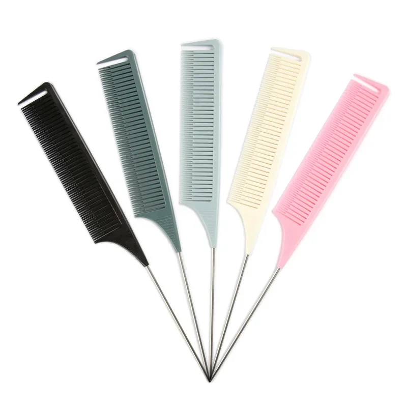 

New Highlight Comb Point-tail Plastic Comb Hair Salon Color Brush Modeling Comb Hair Tool