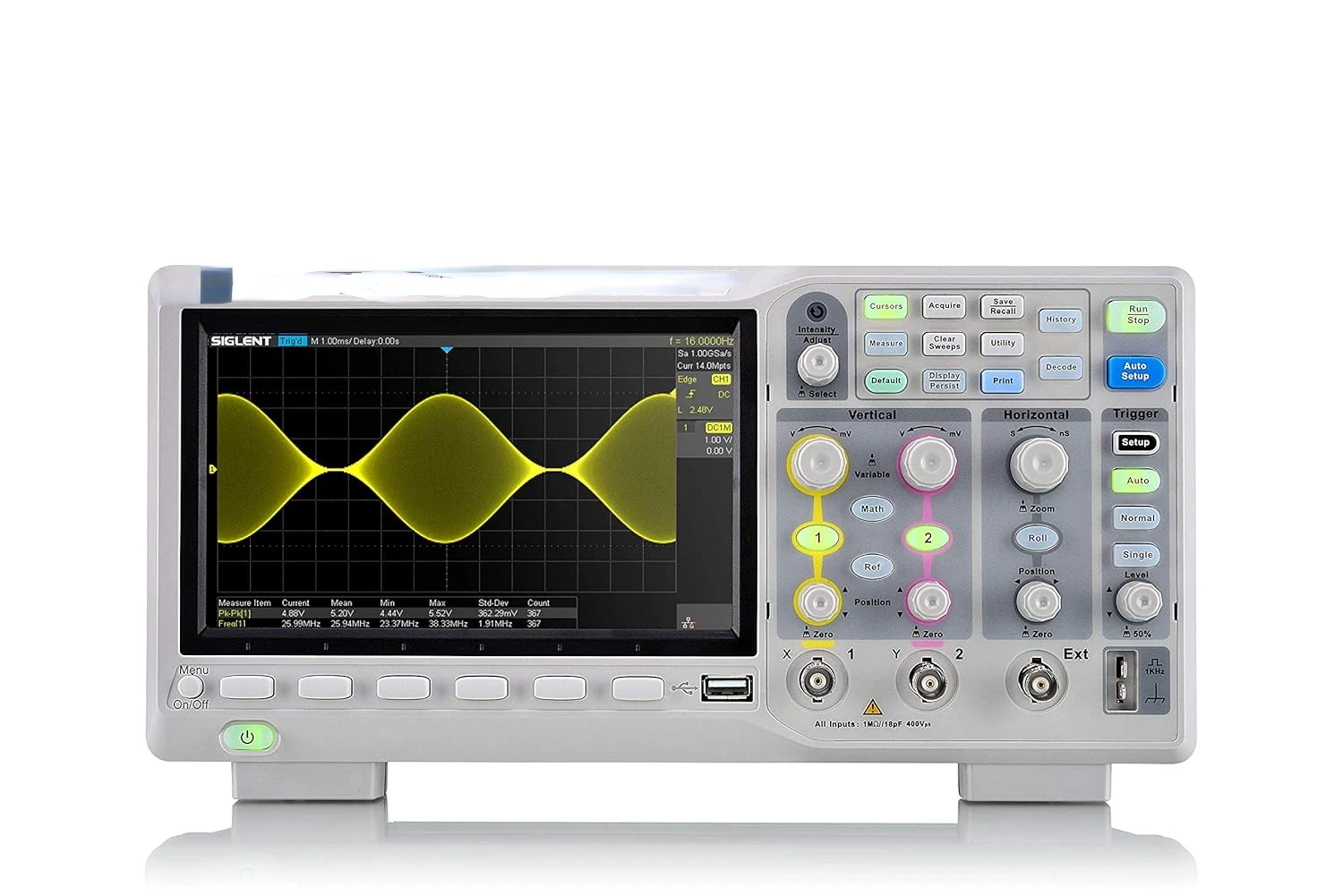 Technologies SDS1202X-E 200 mhz Digital Oscilloscope 2 Channels, Grey