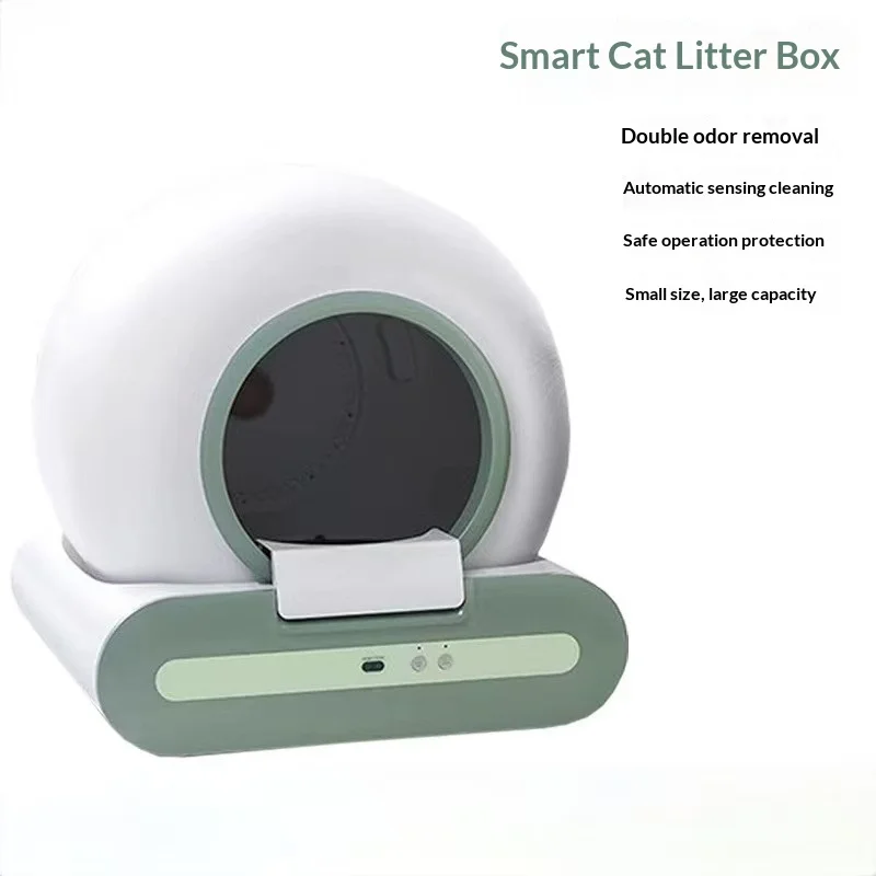 Arenero automático con sensor para gatos, anti-salpicaduras y olores - imagen 3