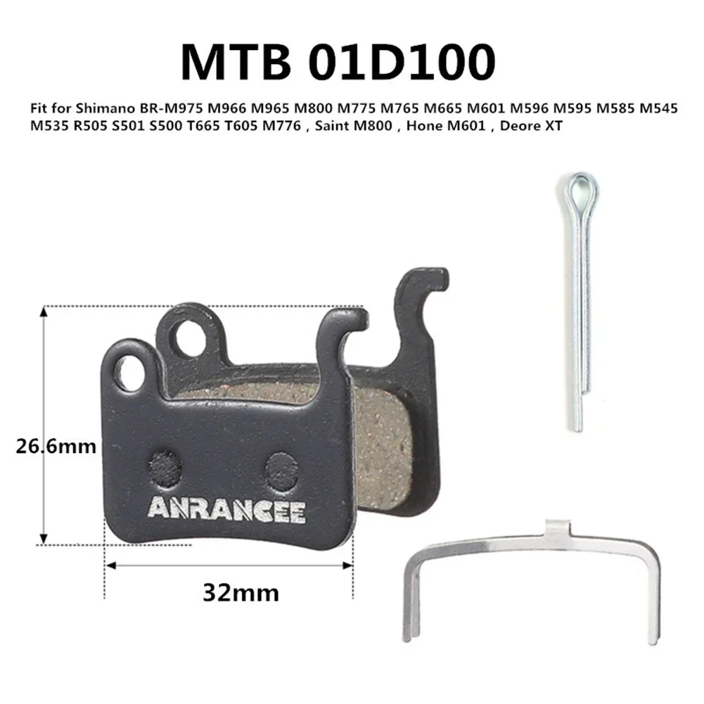 Metal Resin Disc Brake Pads ForShimano 01K100 Mountain Bicycle Replacement BR-C501 M575 M525 M495 M486 Brand New