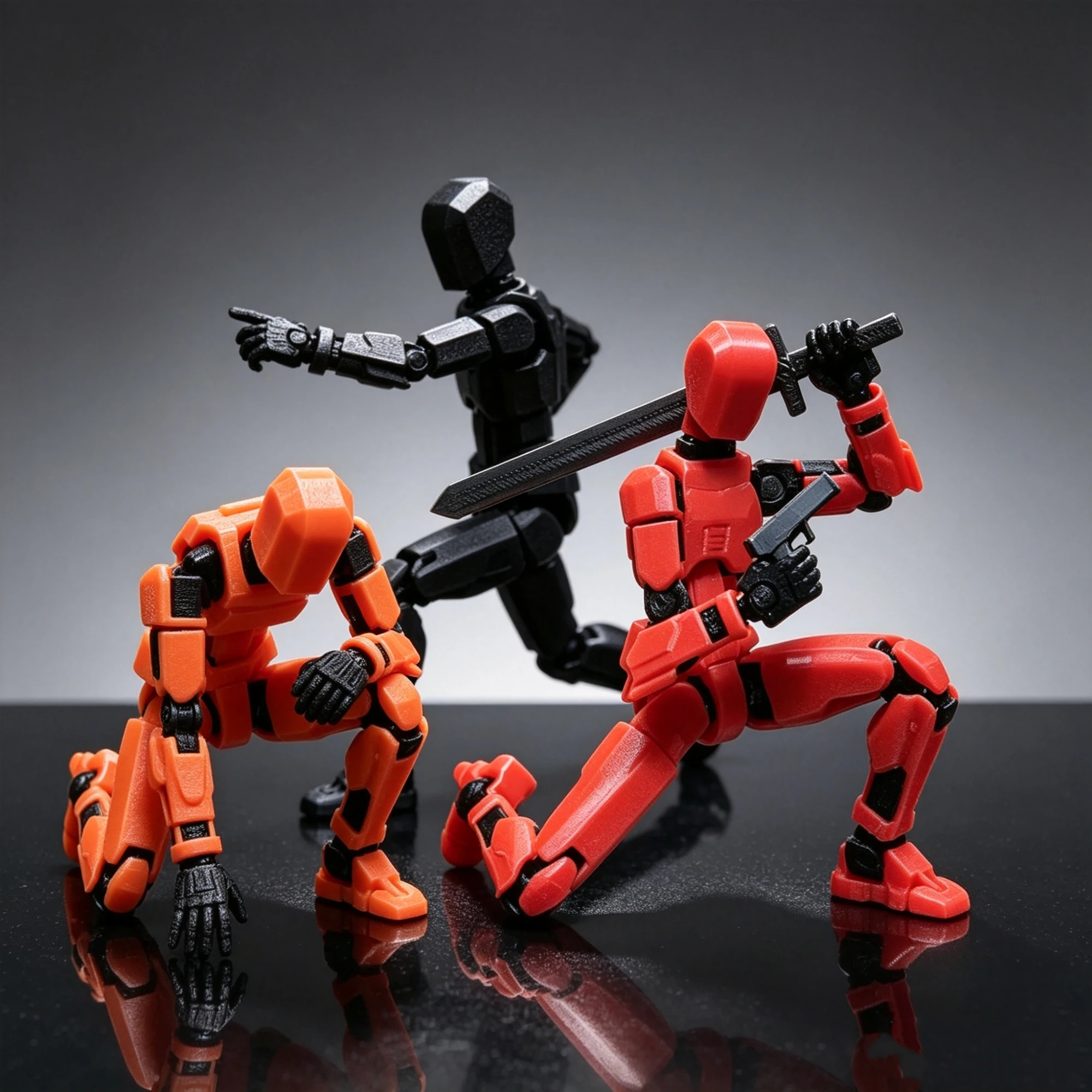 Multi-Jointed Movable Shapeshift Robot 2.0 3D Printed Mannequin Dummy 13 Action Figures Toys Kids Adults Parent-children Games