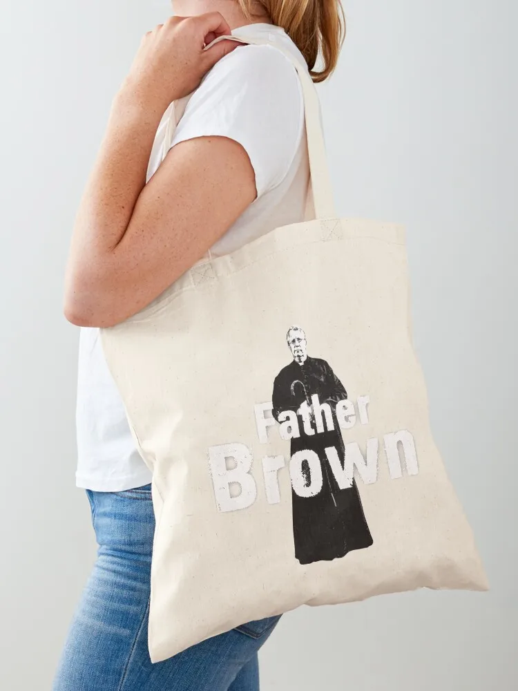 

Father Brown Tote Bag Cloth bag shopper bag women canvas handbag