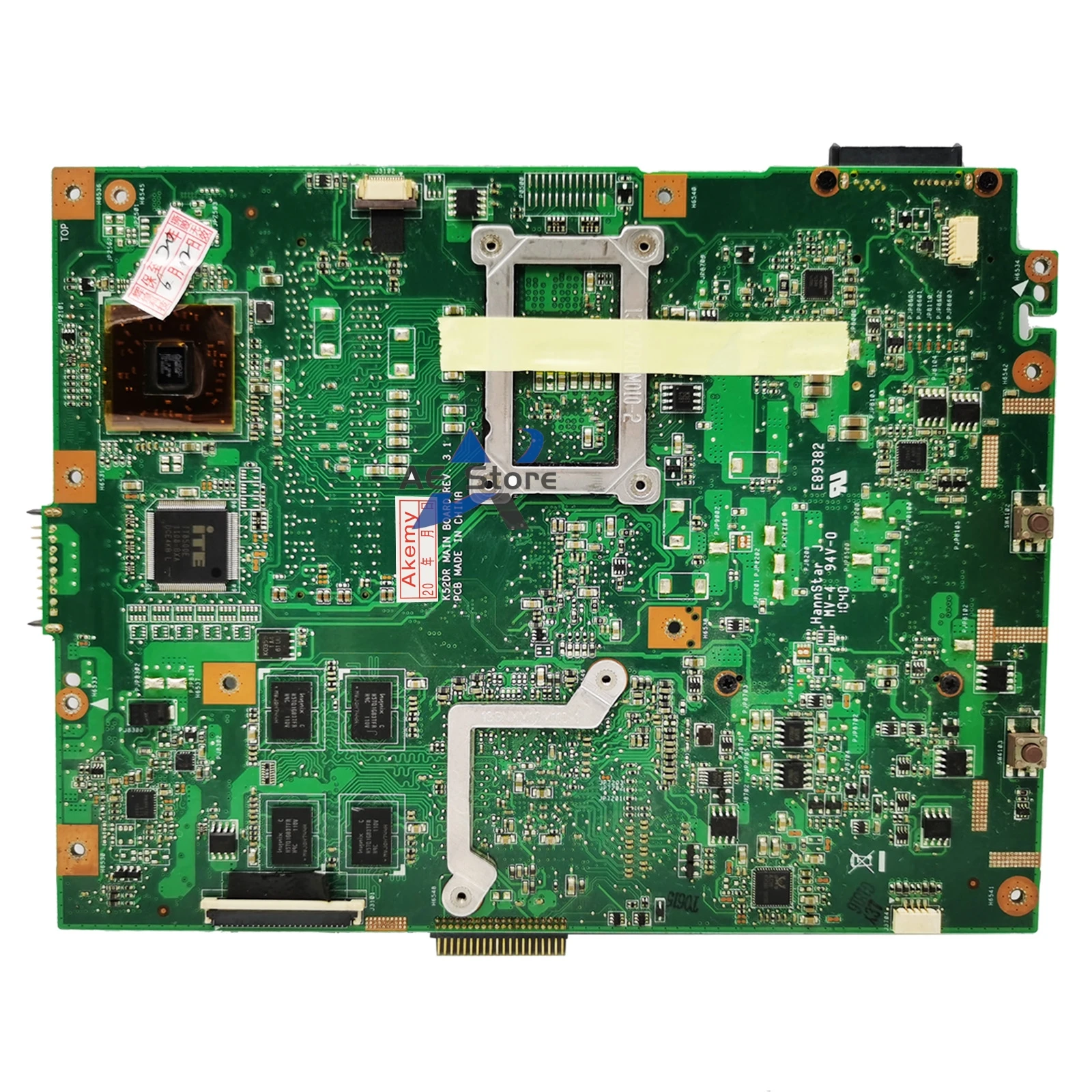 Imagem -03 - Placa-mãe Portátil para Asus K52d Mainboard Teste de Placa Principal Amd K52dr K52dy K52de X52d A52d pm Suporte i3 i5 K52d