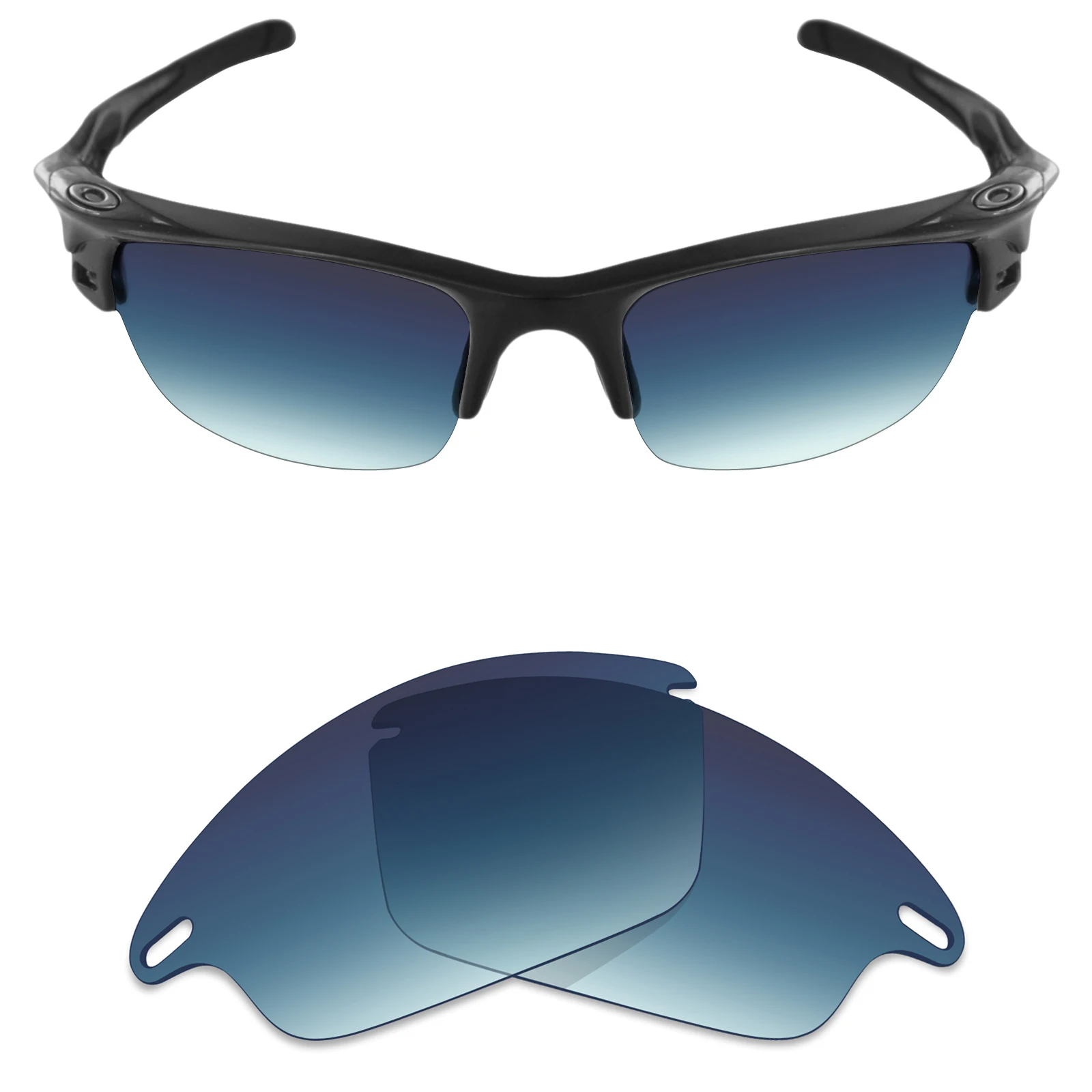 ezoptix123 Polarized / Non-Polarized Lenses Replacement for Oakley Fast Jacket OO9097 - 71mm Sunglass