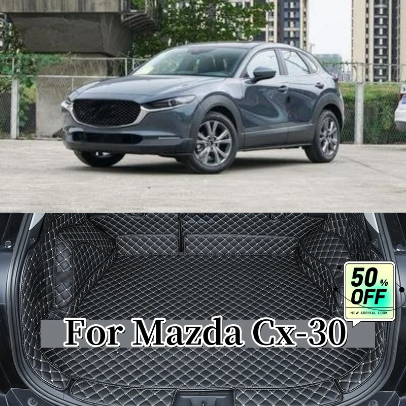 

Коврики в багажник автомобиля для Mazda CX-30 2020 2021 2022 2020-2022, чехлы, ковры, аксессуары для интерьера
