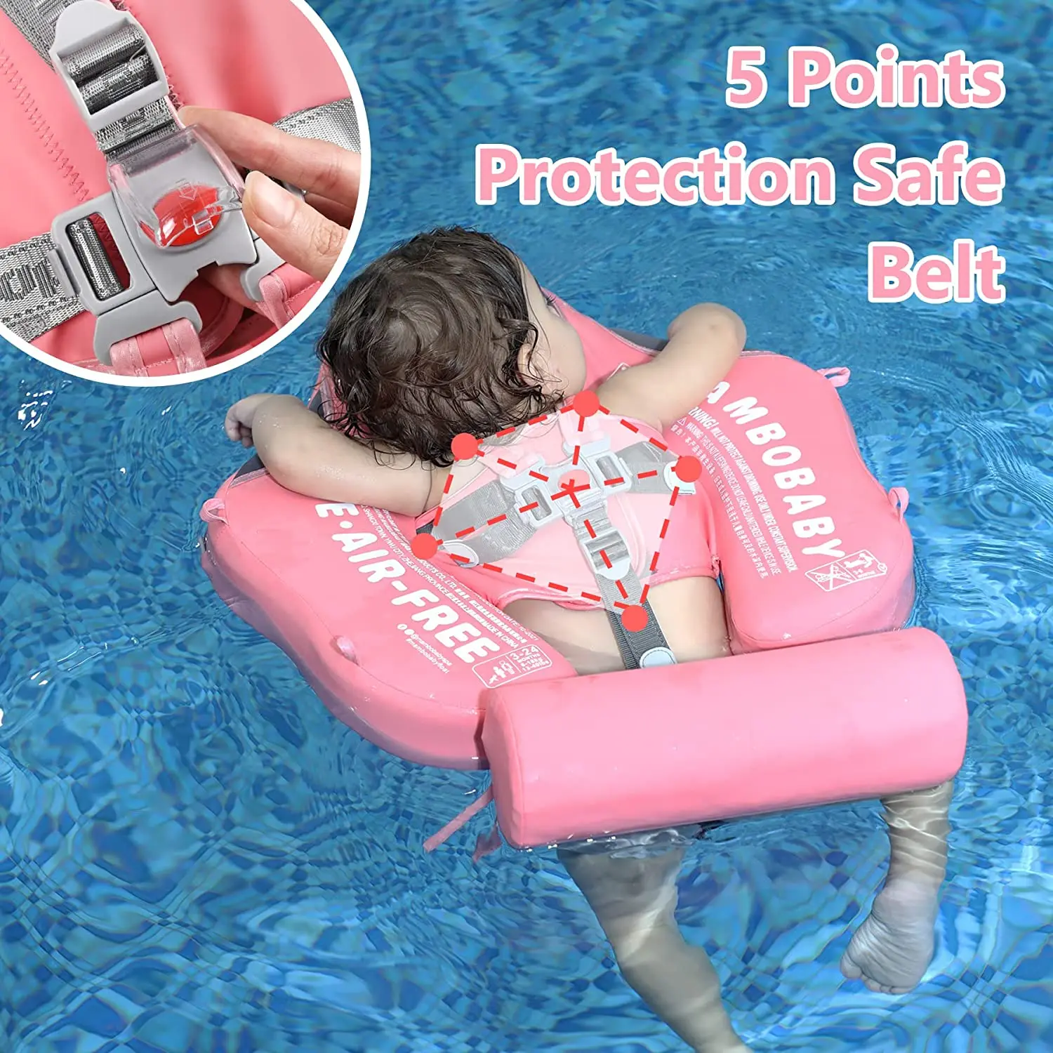 Non-Inflatable Baby Chest Floats Waist Floating Infant Swimming Neck Float Newborn Swim Trainer Suppliers