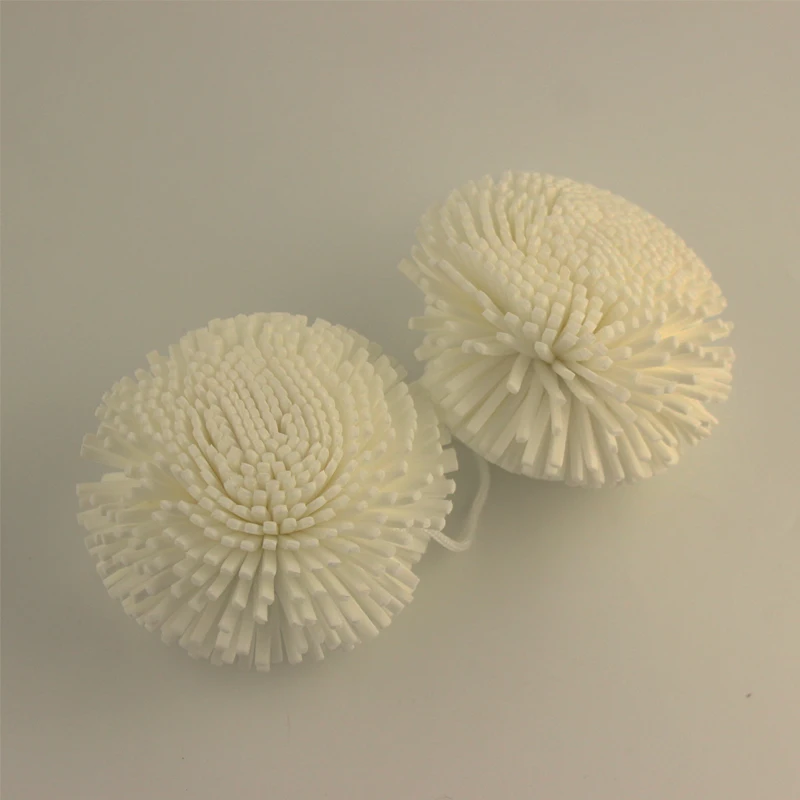 

2Pcs/set 10*6cm White Color Natural Soft Comfortable Bath Shower Sponge Kit Tool Product